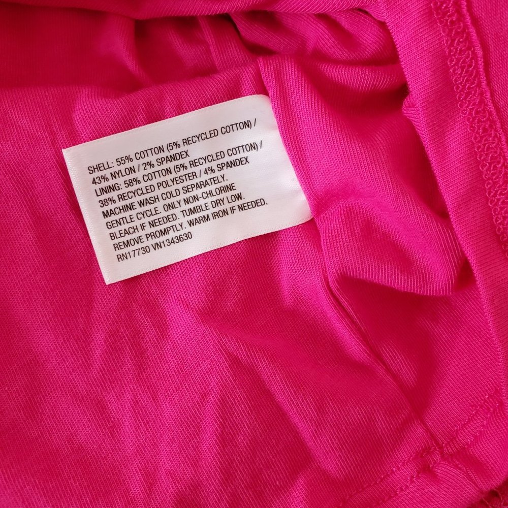 A. New Day - Women's Puckered Knit Dress Pink Size S - Picture 7 of 11